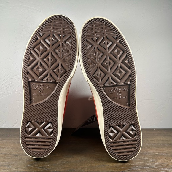 NWT Converse Women's Chuck Taylor Orange All Star Lift Platform Shoes size 7.5 - Picture 7 of 7